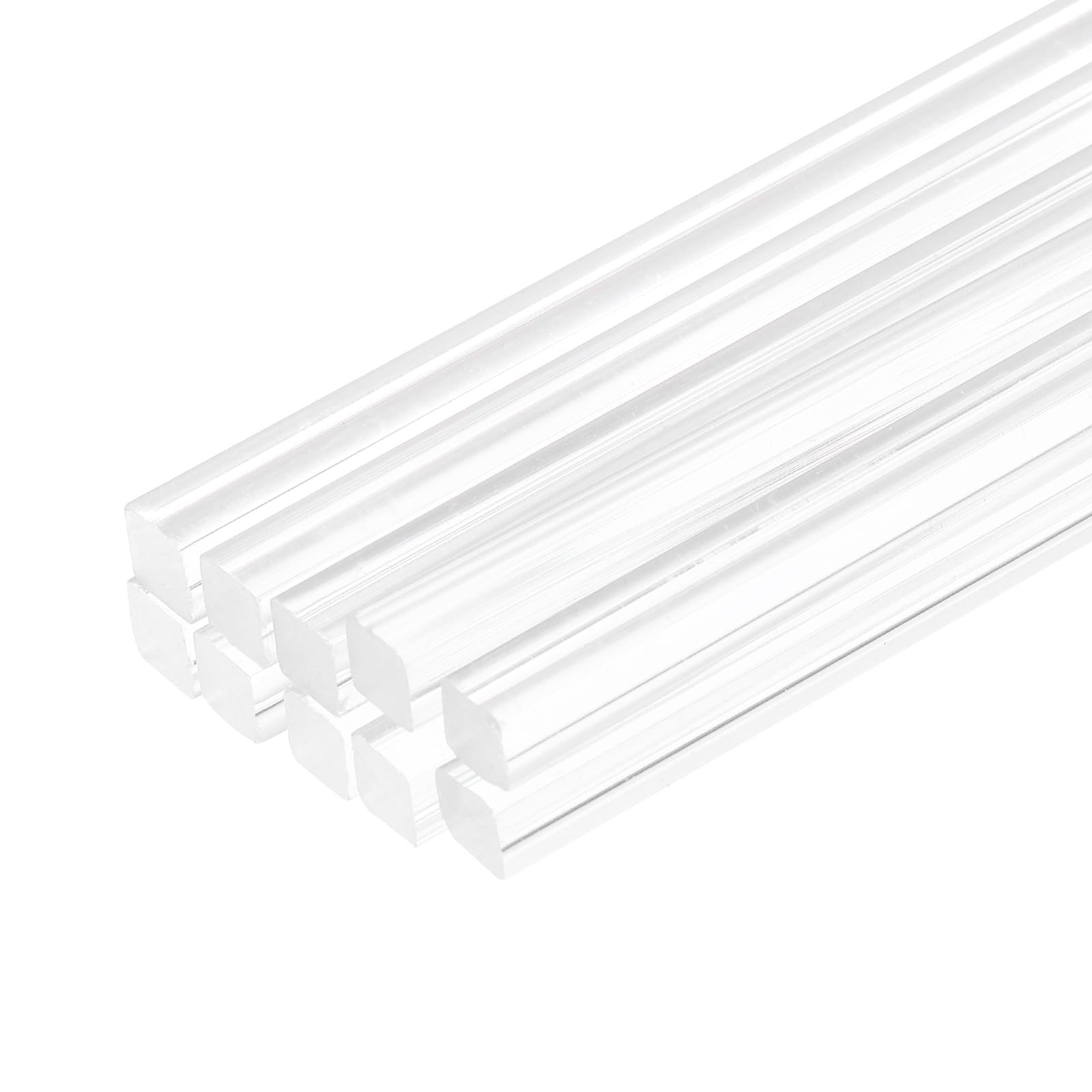 Clear Acrylic Square Dowel Rods Sticks 1/8×12 Inch 3x300mm DIY Craft 10 PCS