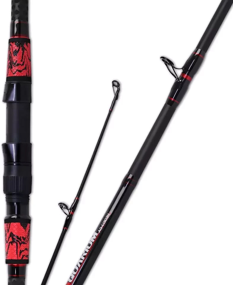 Surf Fishing Rod Graphite Travel Fishing Pole 2PC/3PC Portable Solid Carbon Fibe