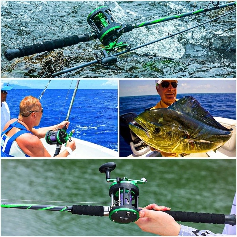 Strong Spinning Rod Fishing Pole Durable EVA Handle Stainless Steel Guides 7ft