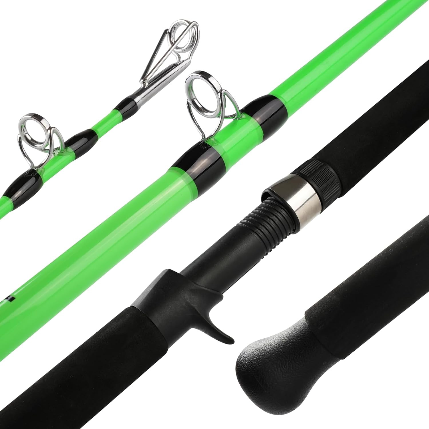 8′ Glow in the Dark Catfish Rod Green