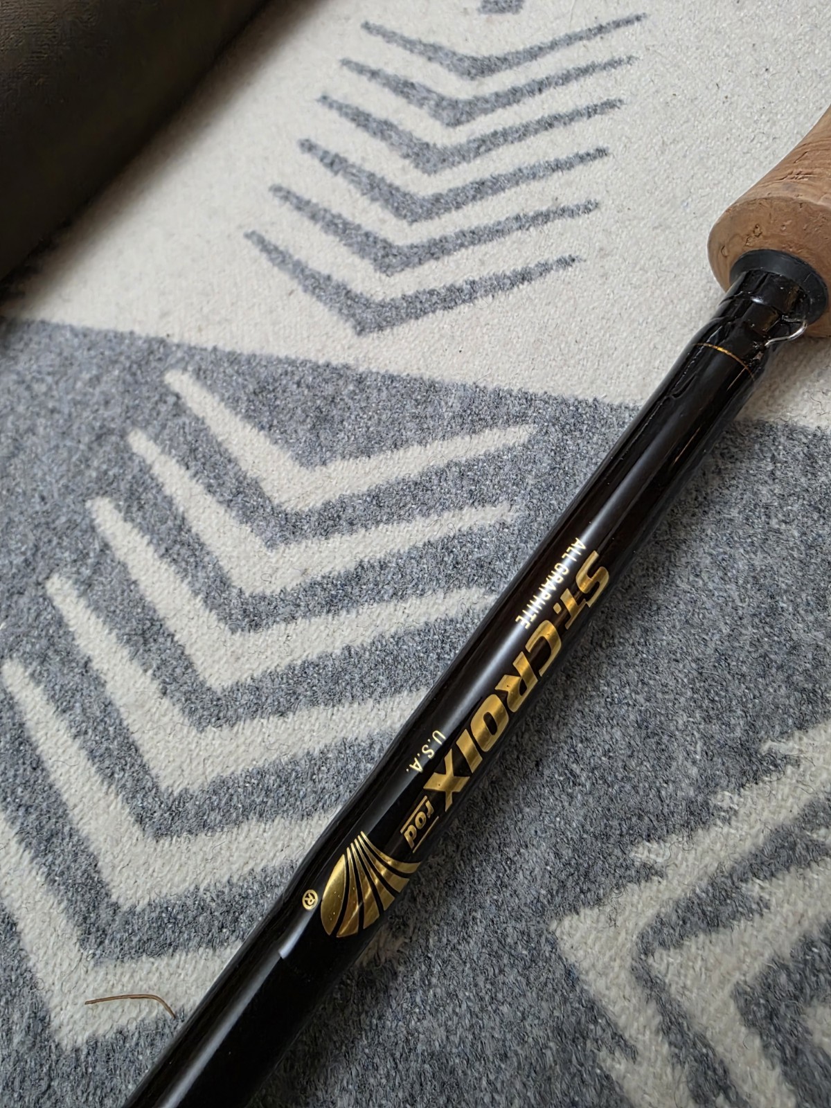St. Croix Imperial Graphite Fly Rod IF-9010 9′ 10WT 2pc USA w/ Original Rod Sock