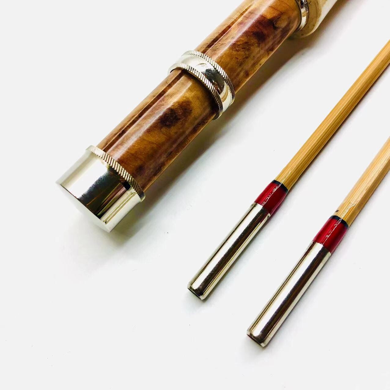 ZHUSRODS Classical Bamboo Fly Rod 6’0″~2 wt/2 Section~2 Tip/Fly Fishing Rods