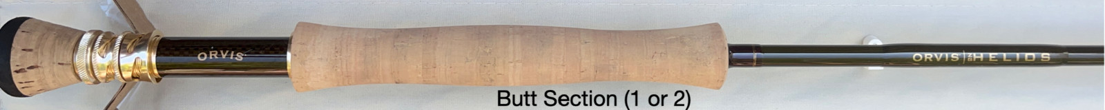 ORVIS Helios ZG , 9 weight , 9′ Length, 4 pc., Fly Rod OUTSTANDING Condition