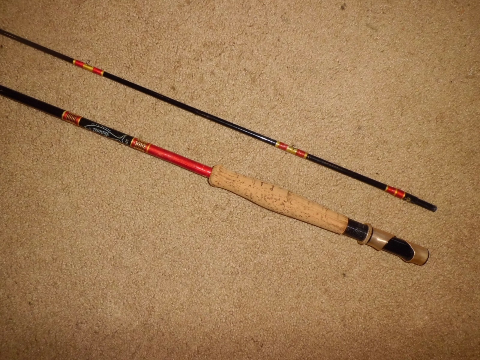 Vintage HARNELL 655 Fly 8’6″ Rod made in USA- 6-7 wt