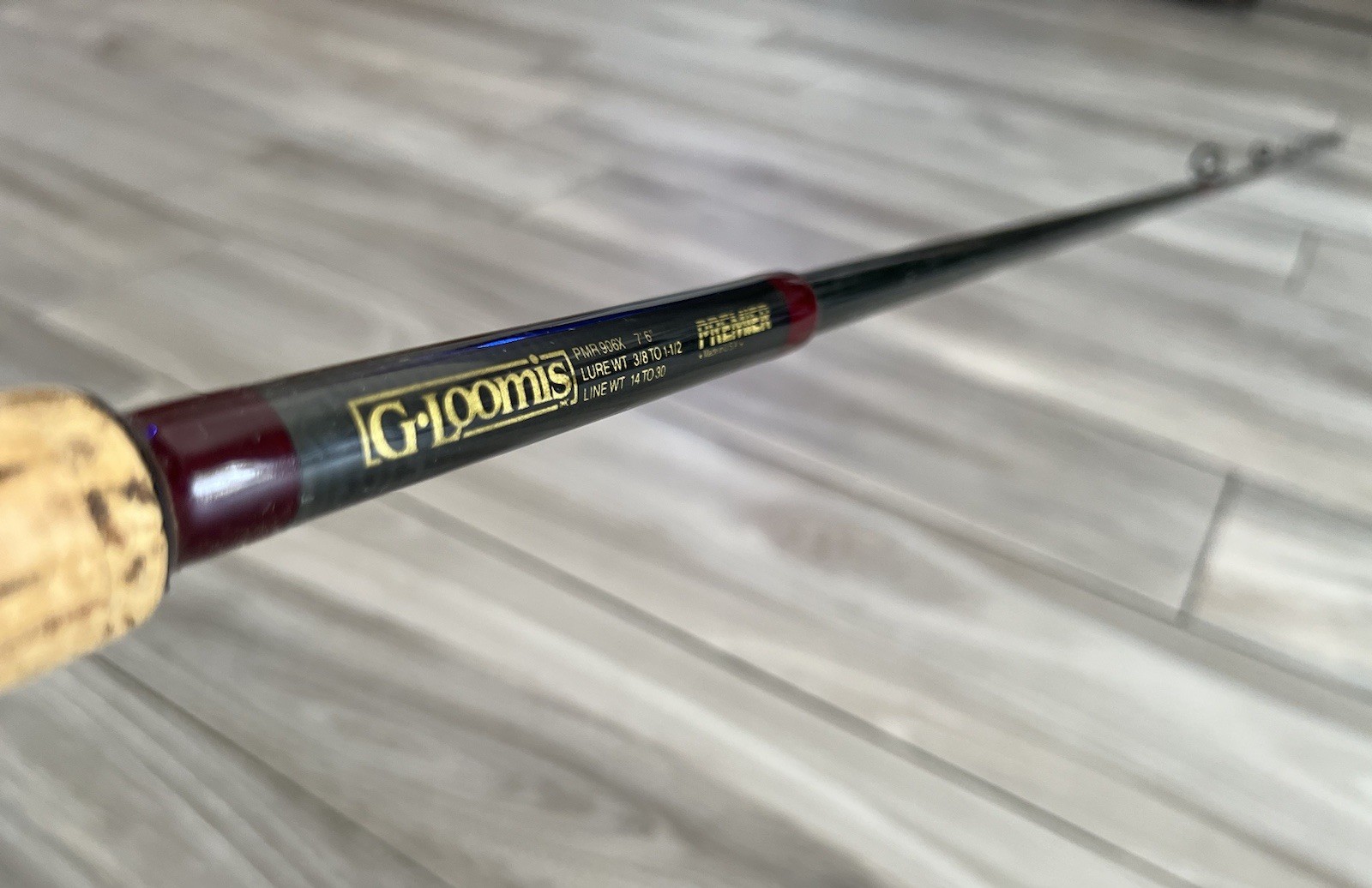 Vintage G Loomis Premier PMR 906X Casting Fishing Rod 7’6” 14-30# Made in USA