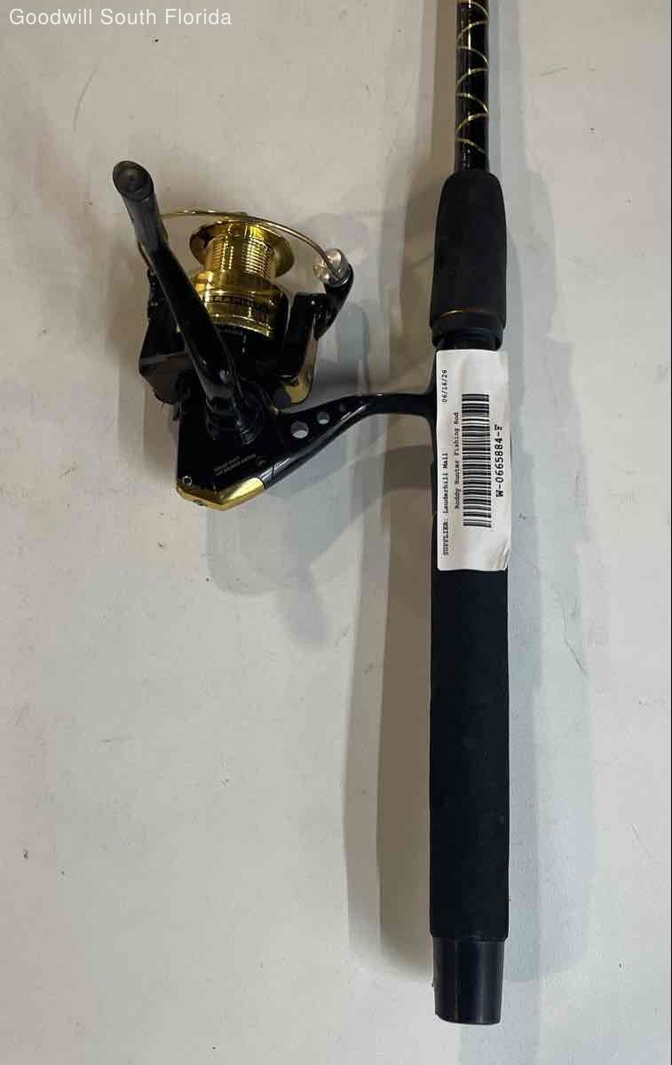 Roddy Hunter H52 Black 6.5 Inch Spinning Reel And Fishing Rod