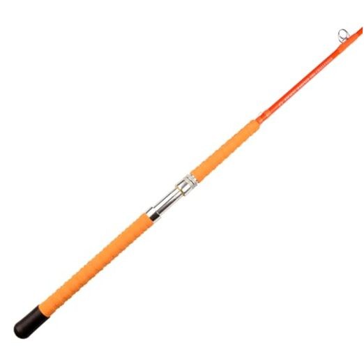 Catfish Fishing Rods 7’6 Glow in The Dark The Challenger Casting Rod, Orange