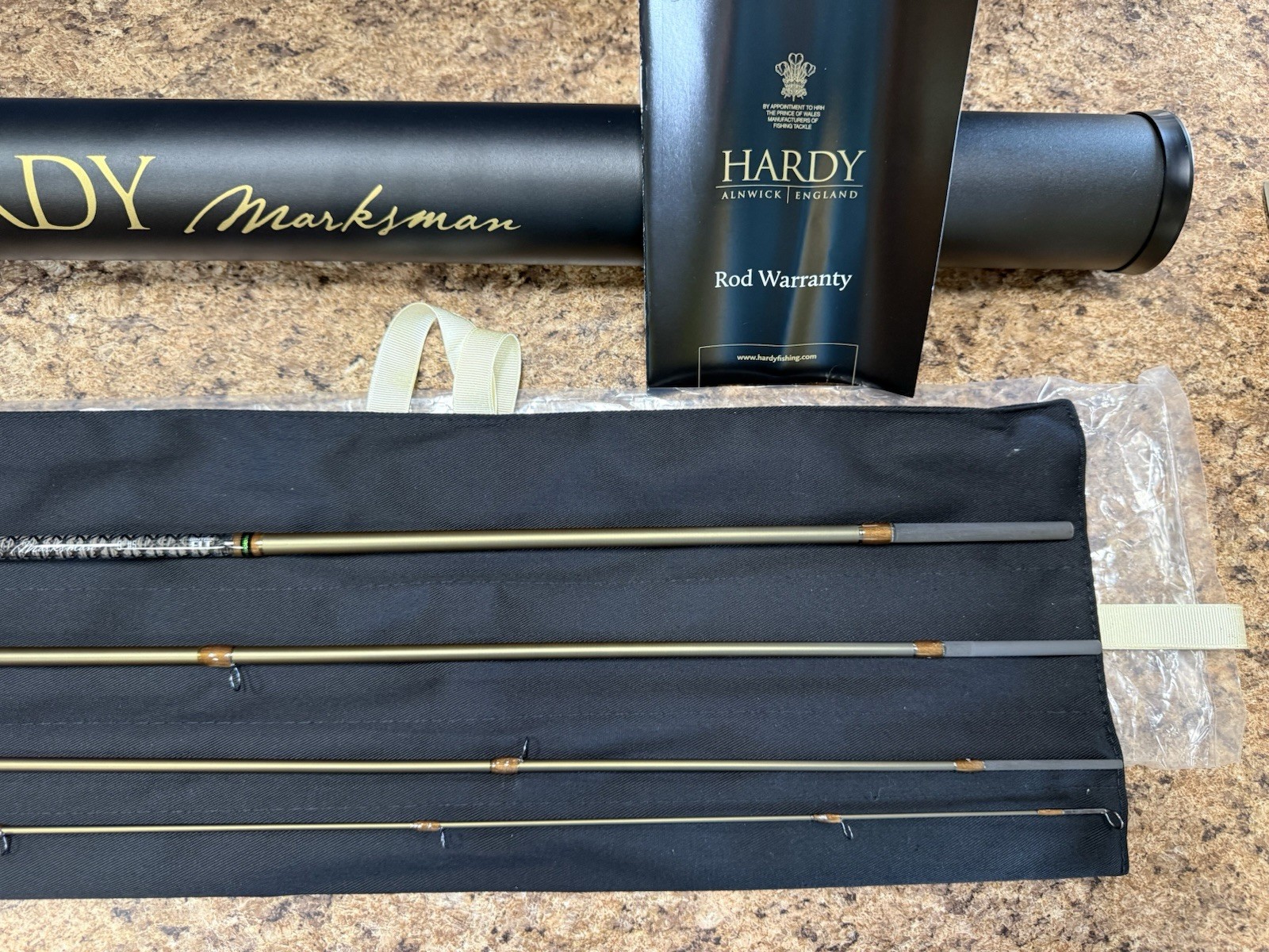 NEW Hardy Marksman SINTRIX FLT 9’ #5 Wt. 4 pc. Fly Fishing Rod Medium Fast! NEW!