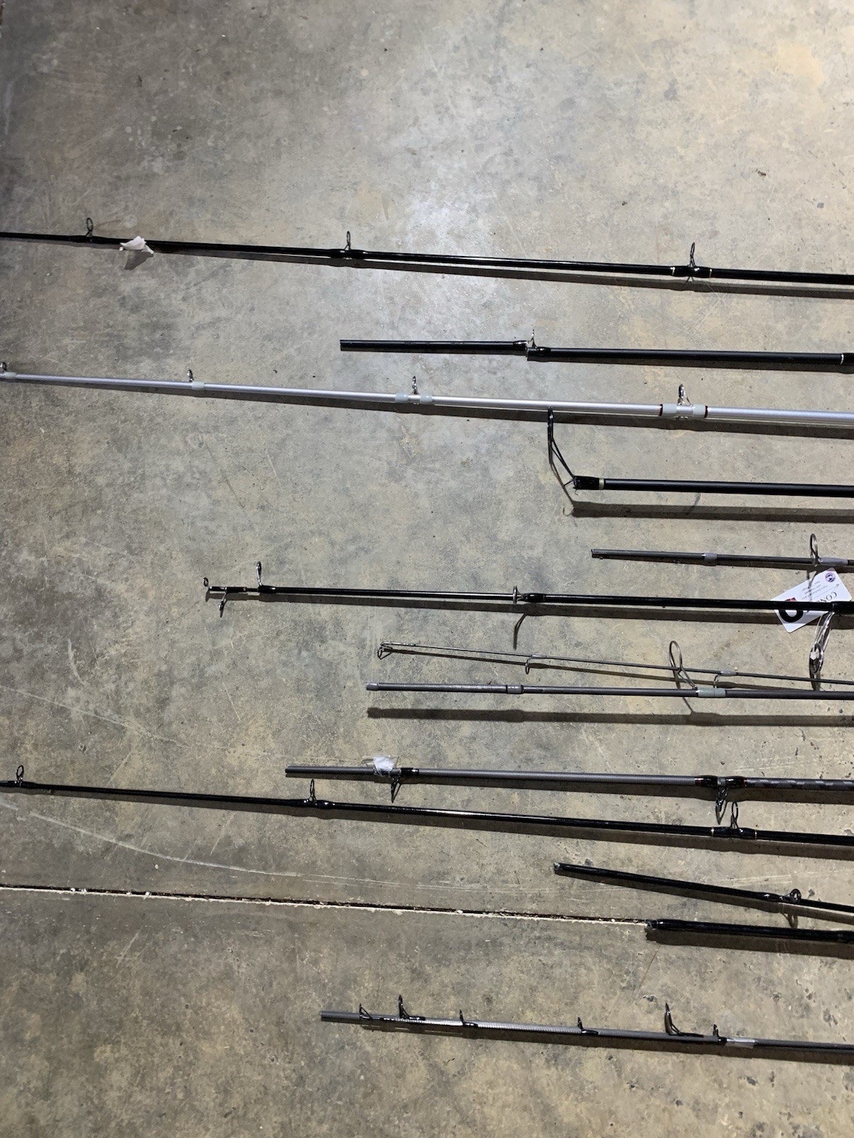 LOT OF 10 BASS PRO SHOP, Lews, Berkley FISHING RODS (BROKEN)