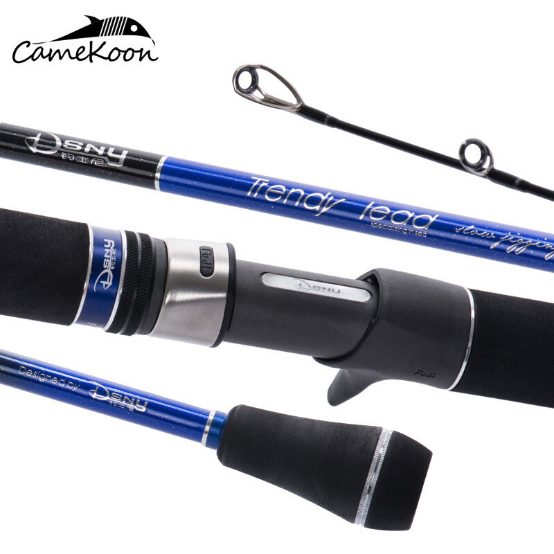 CAMEKOON Slow Pitch Jigging Fishing Rod for Snake Head Yellow Croaker Bass Fish