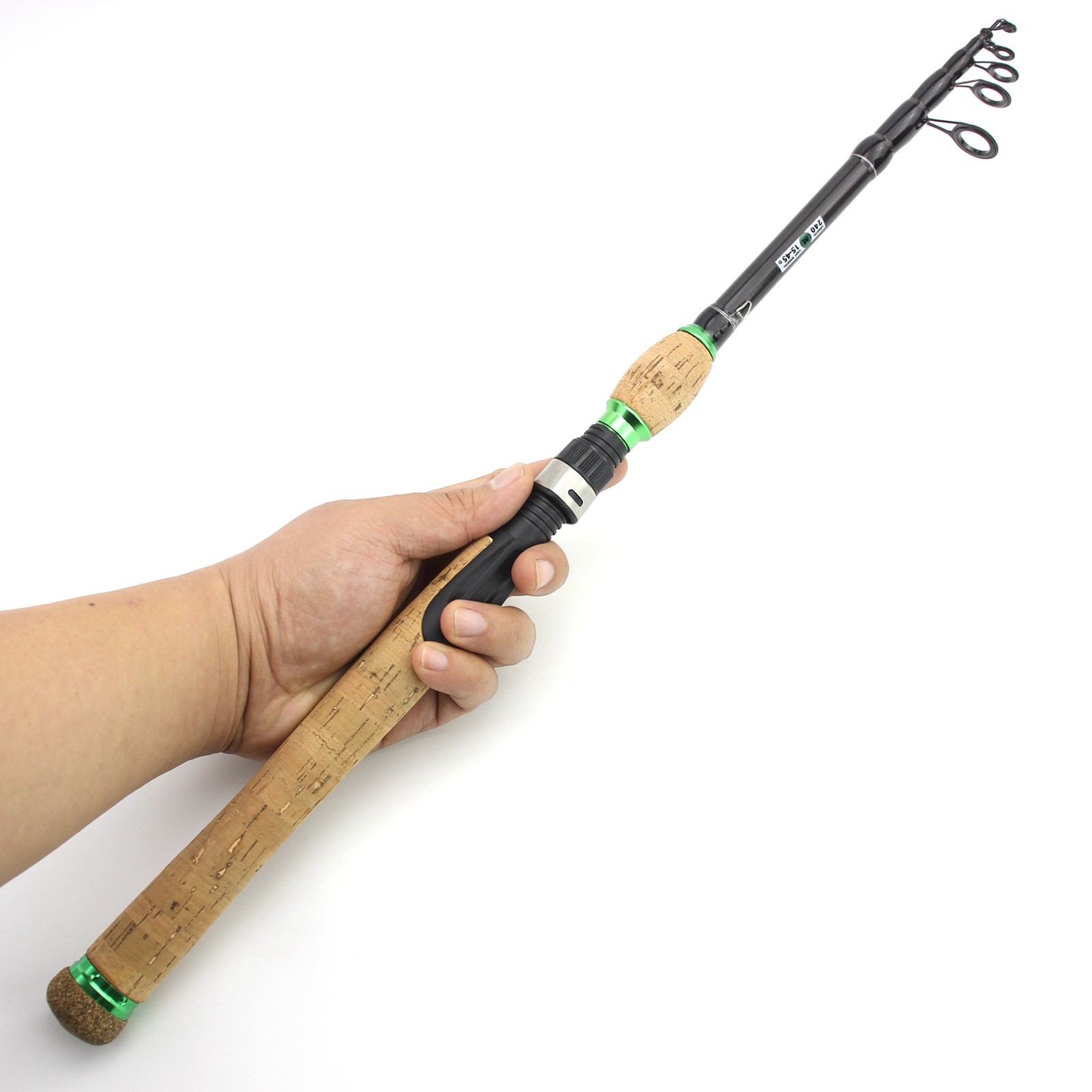 Spinning Carbon Fishing Telescopic Casting Rod Fast Long Shot Lake Fishing Rod