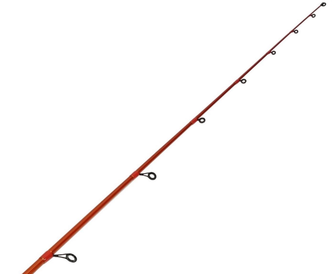 1PC Carrot Stix Spinning 6′ MEDIUM Wild Orange Alpha Bass Fishing Rod