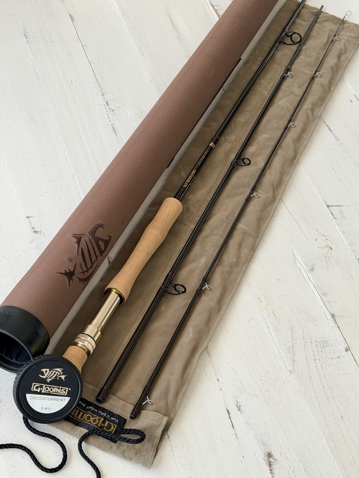 **BEAUTIFUL** 🔥 G LOOMIS CROSSCURRENT 10wt 9’ft fly rod!!! 🔥