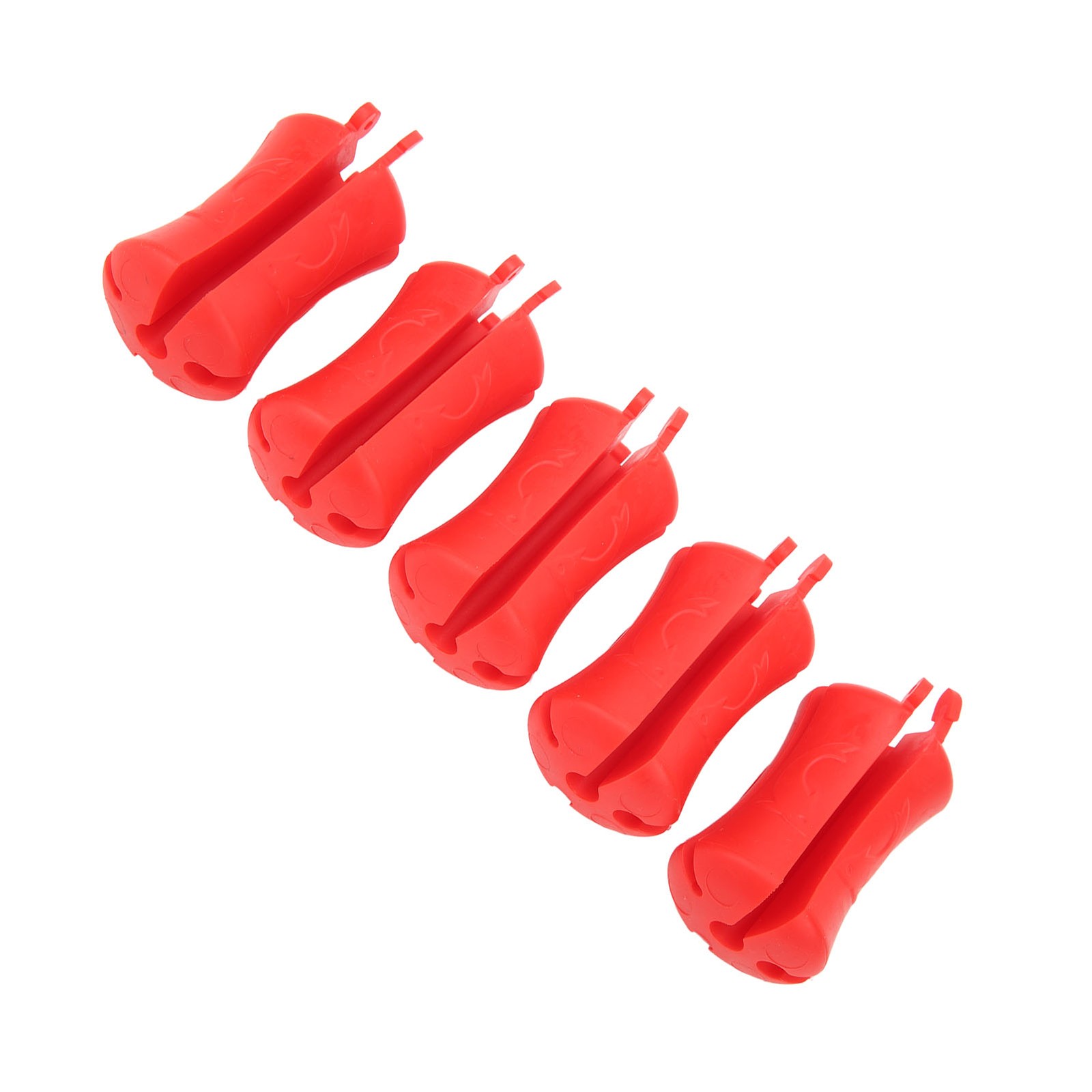 5PCS Fishing Rod Fixed Ball Silicone Reusable Fishing Rod Beam Binding Fastener