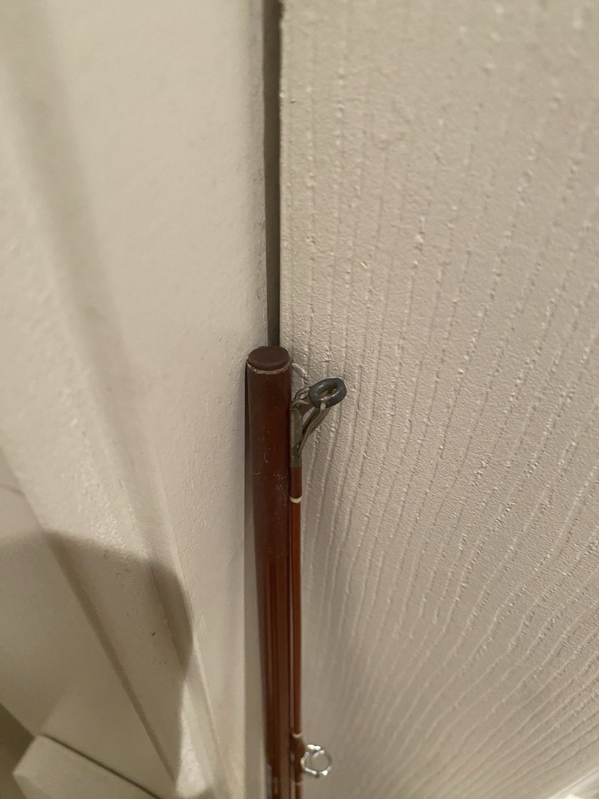 VINTAGE FENWICK FERALITE FS79 7’9″ TWO PC SPINNNG ROD W/ FENWICK ROD SOCK & TUBE