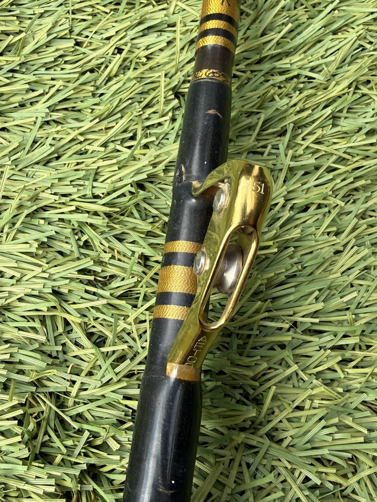 Custom Offshore Trolling Rod AFTCO Roller Guides Angler’s Center Newport 5’7”