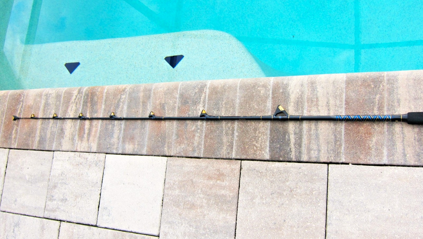 Custom MELTON INTERNATIONAL Live-Bait Rod: 6’6″; 8-12lb AFTCO LIte-Rollers – NEW
