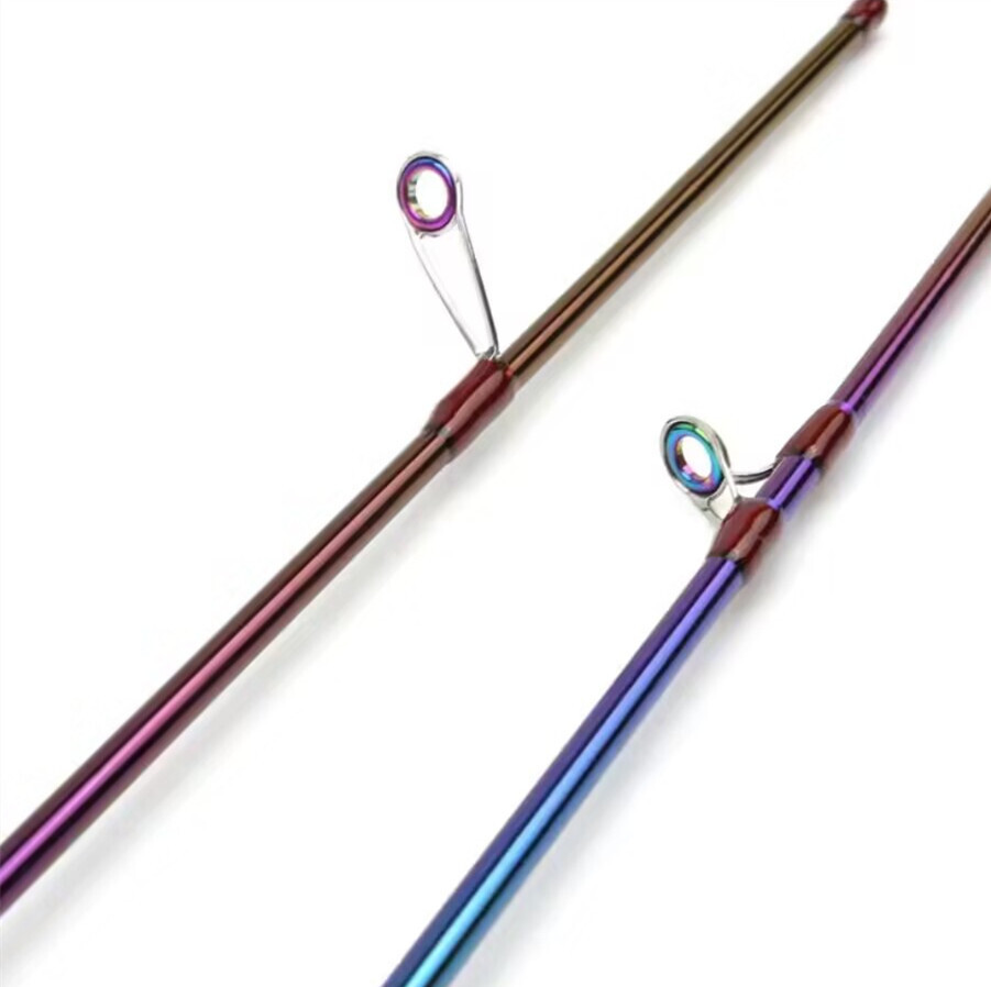 Fishing Spinning Rod 1.68M/1.8M Carbon Fiber 2Tips Lure Pole Casting Fishing Rod