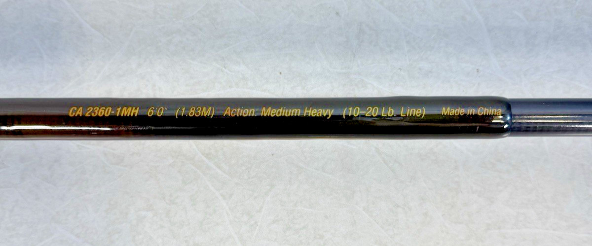 New Shakespeare Alpha Pro Graphite Casting Rod CA2360-1MH 6′ Medium Heavy 1-Pc