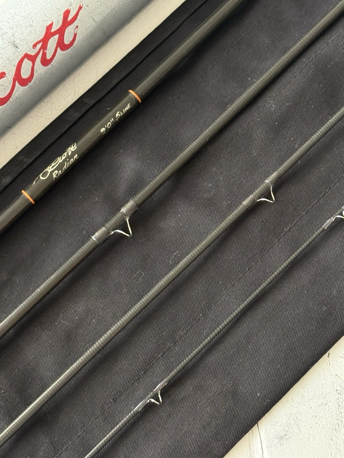 **BEAUTIFUL** 🔥 SCOTT RADIAN 5wt. 9’ft~4pc FlyRod!! 🔥~LEGENDARY~🔥