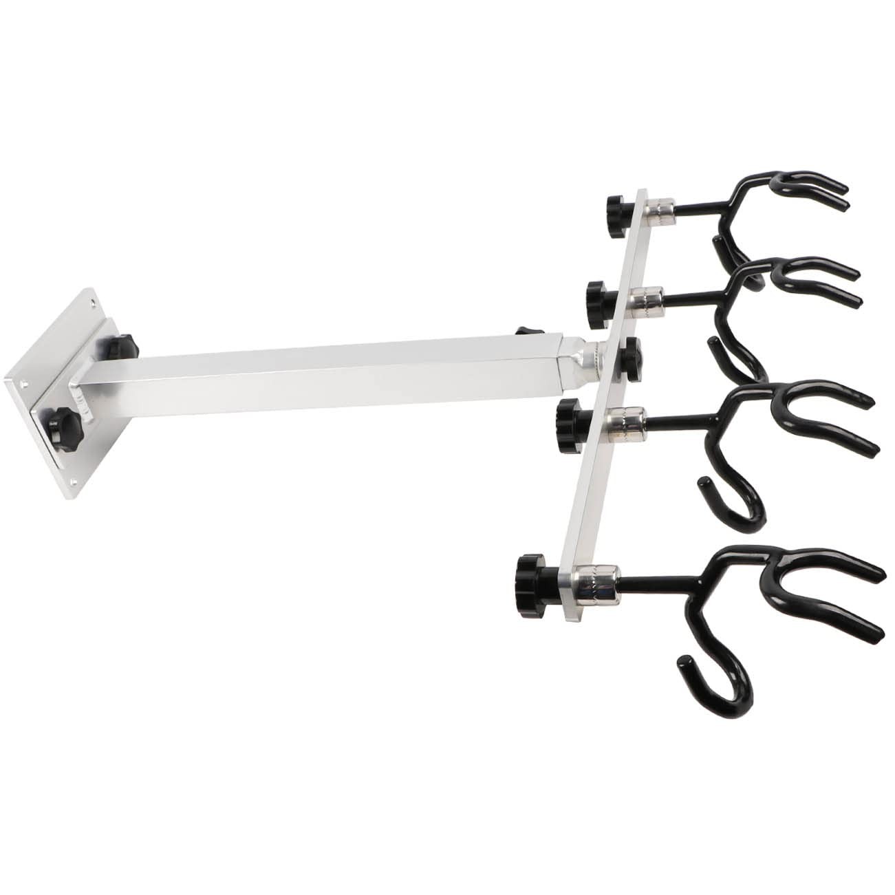 Sure Grip Aluminum Boat Fishing Rod Holder, PVC Coated Steel Wire Adjustable