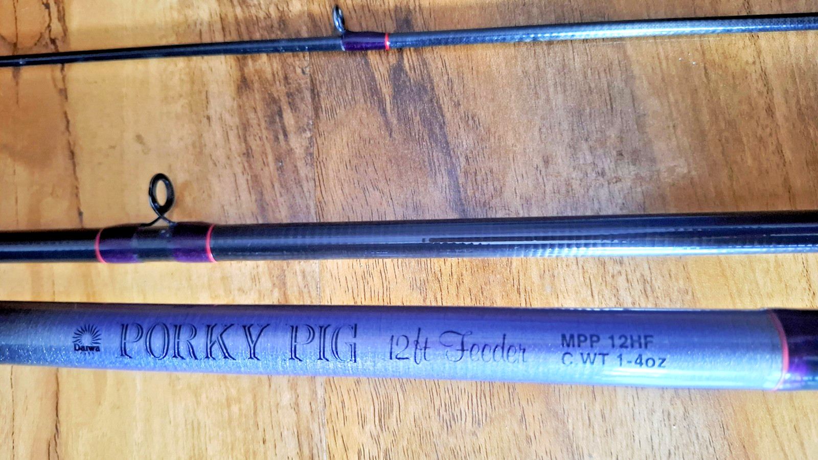 Daiwa Feeder Fishing Rod 12ft Porky Pig Heavy 3 Piece Cork Handle Coarse