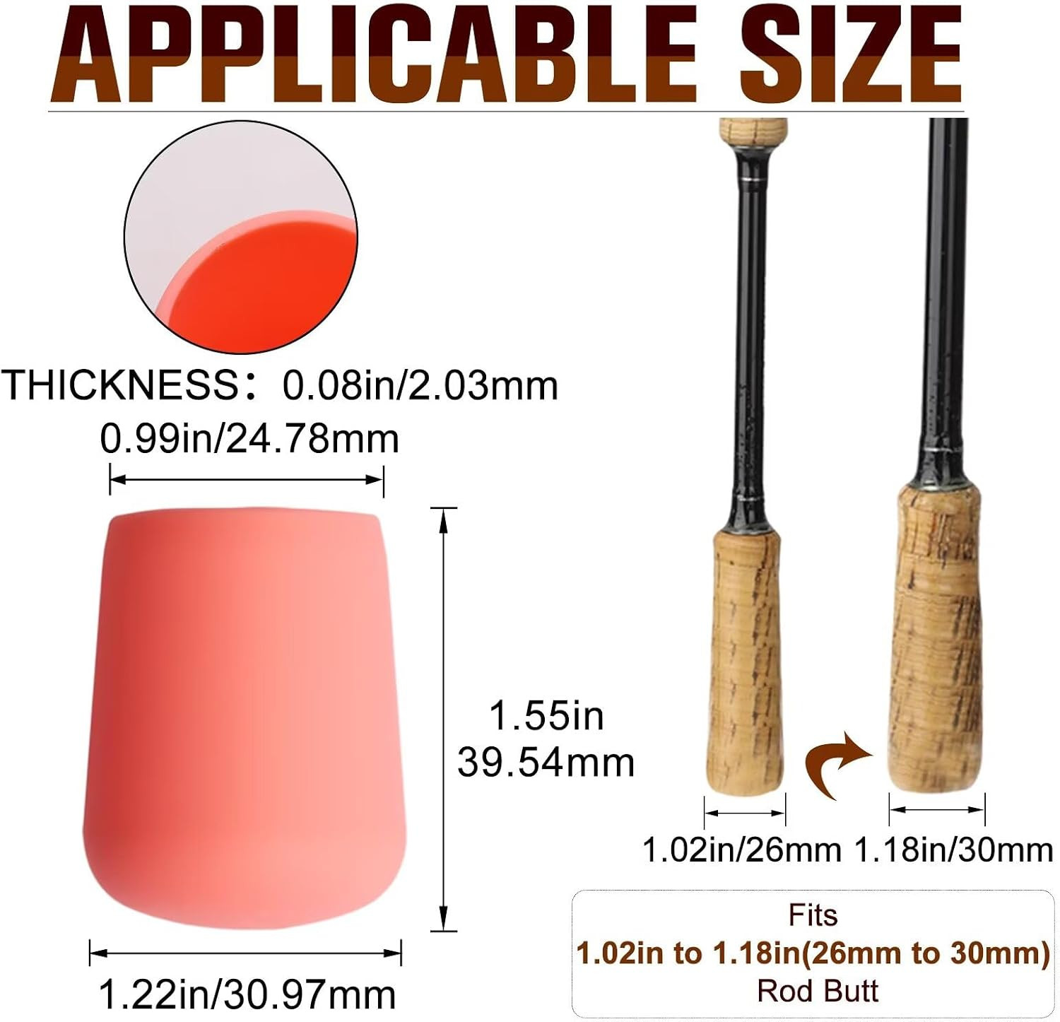 Fishing Rod Butt Cushion Fishing Rod Seat Cushions Fishing Rod Protector Fishing