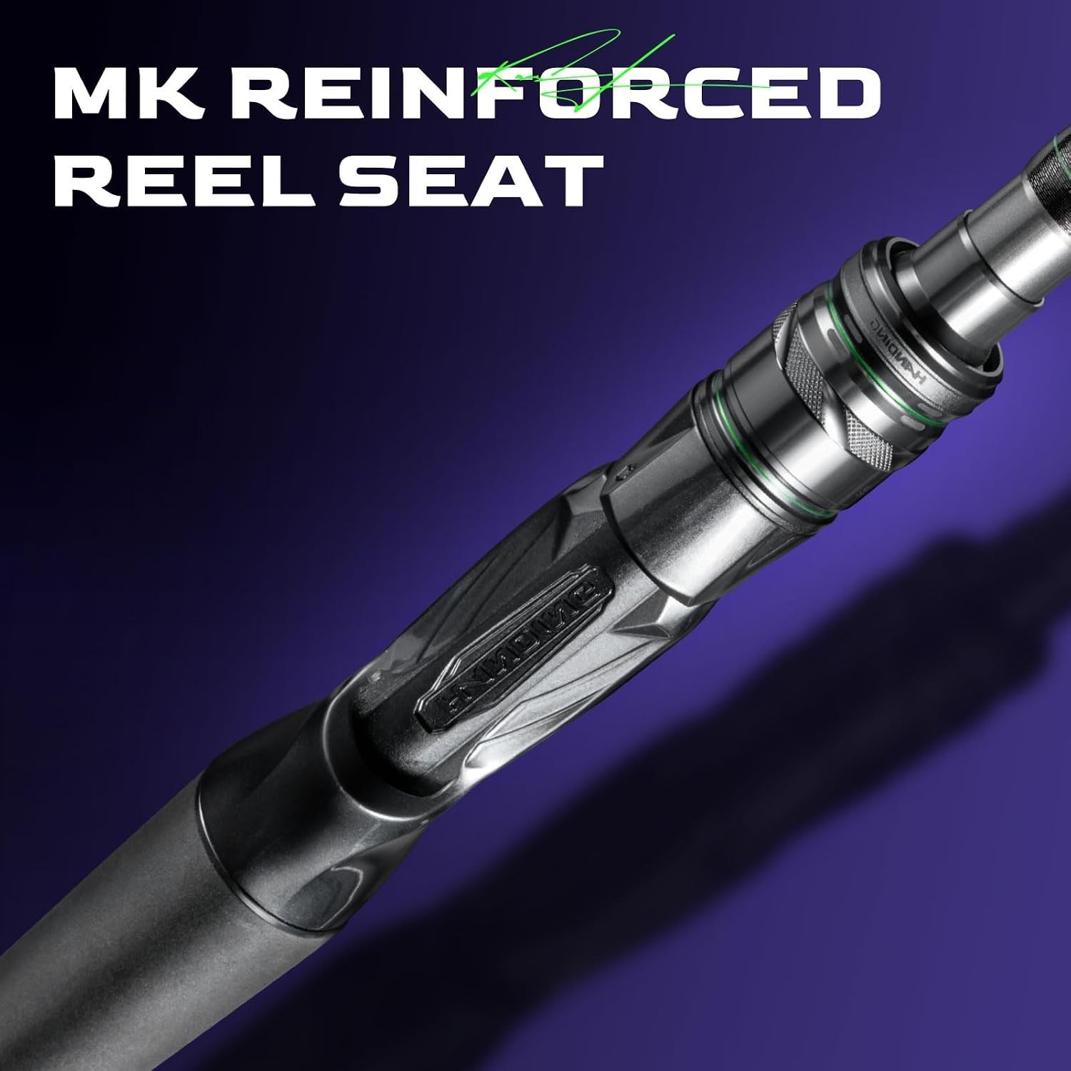 M1 Pike Heavy Fishing Rod – 7’6” 2-Piece Carbon Fiber for Musky and Pike