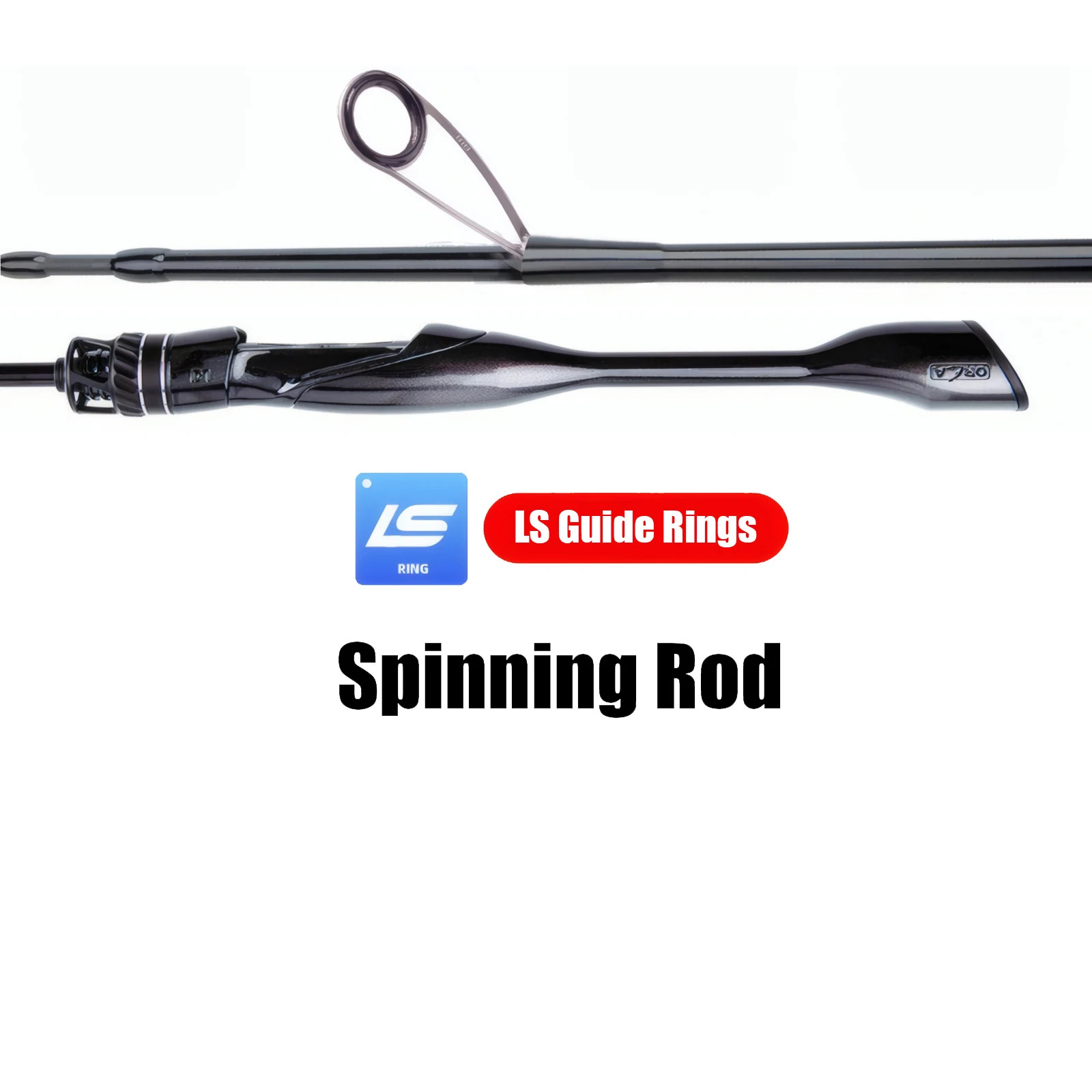30T Carbon Fiber Lure Fishing Rod 2-Piece UL/L Fast Action Trout Carp Pole