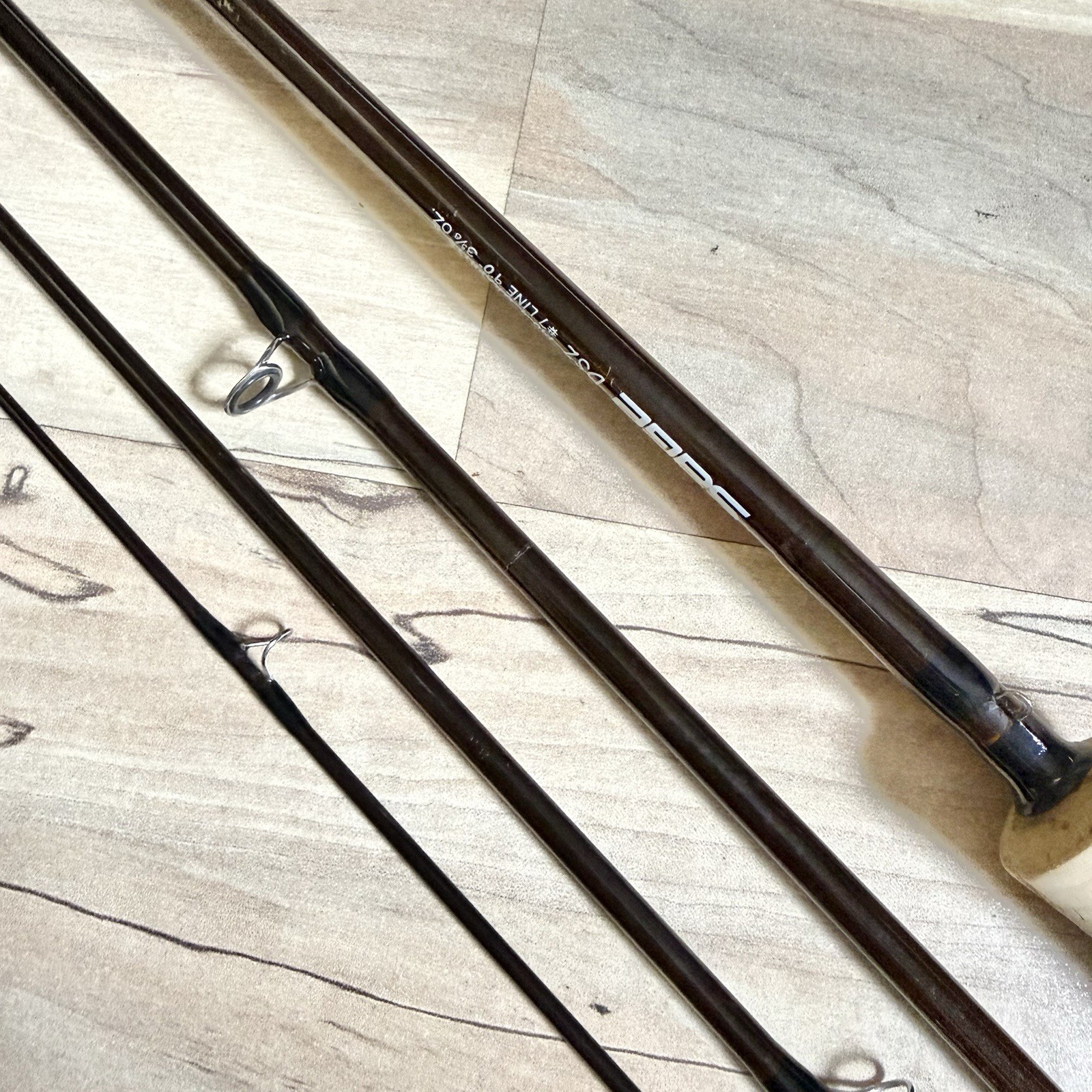 Sage Graphite II DS2 790-4 #7 Fly Fishing Rod 9’ W/Case & Warranty Card