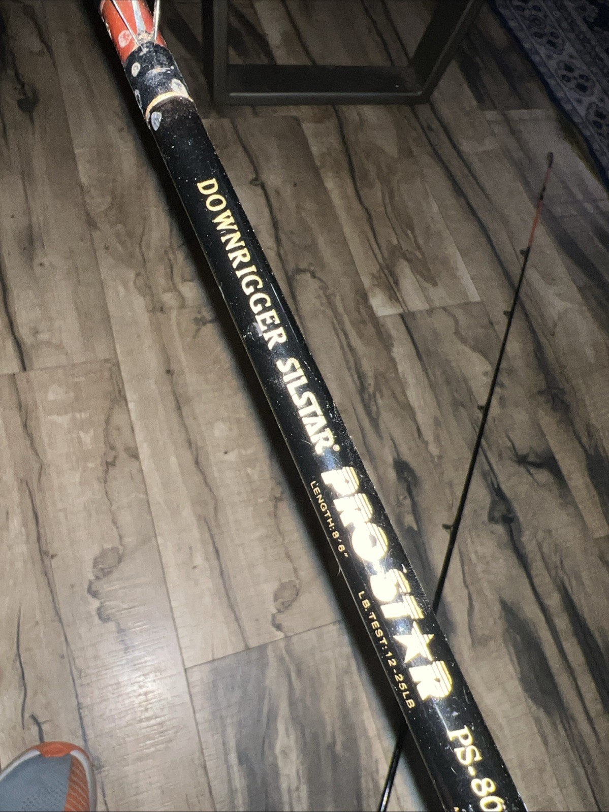 Silstar Pro Star Downrigger PS-86DR Graphite 8’ 6” 2pc Trolling Rod Pole