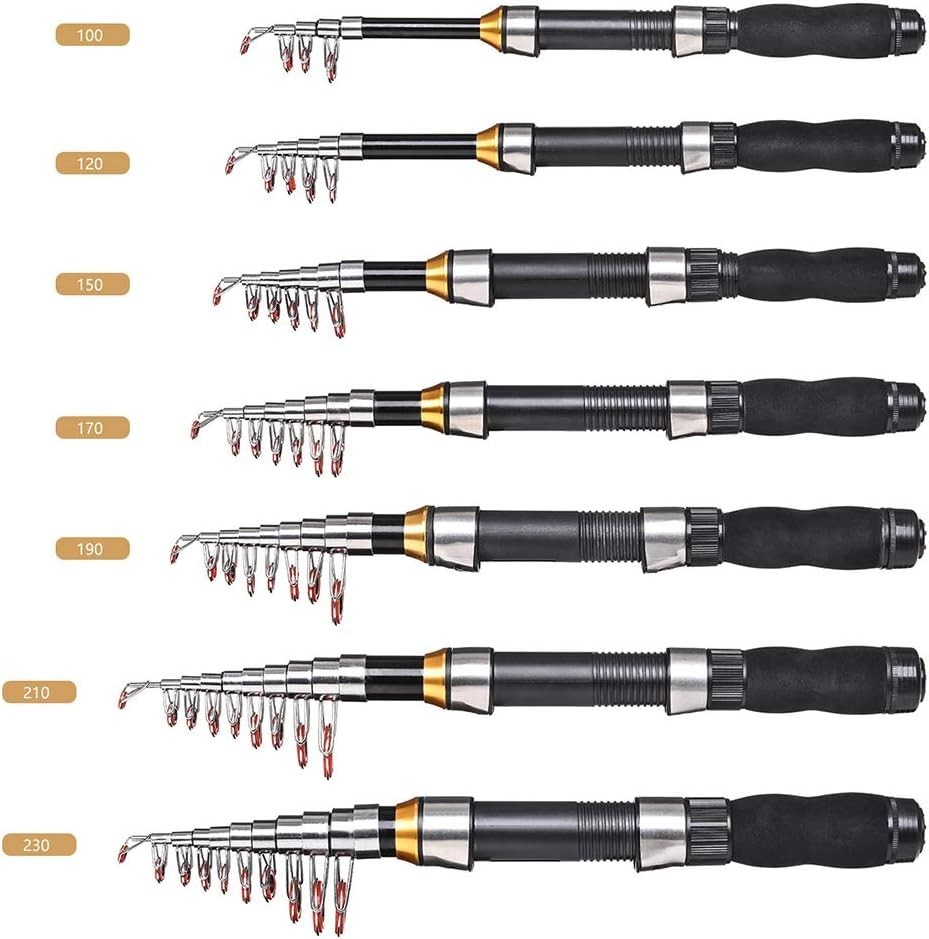 Ultra-Light Telescopic Rod 1.0m-2.3m for Bass Fishing – Travel-Friendly Design