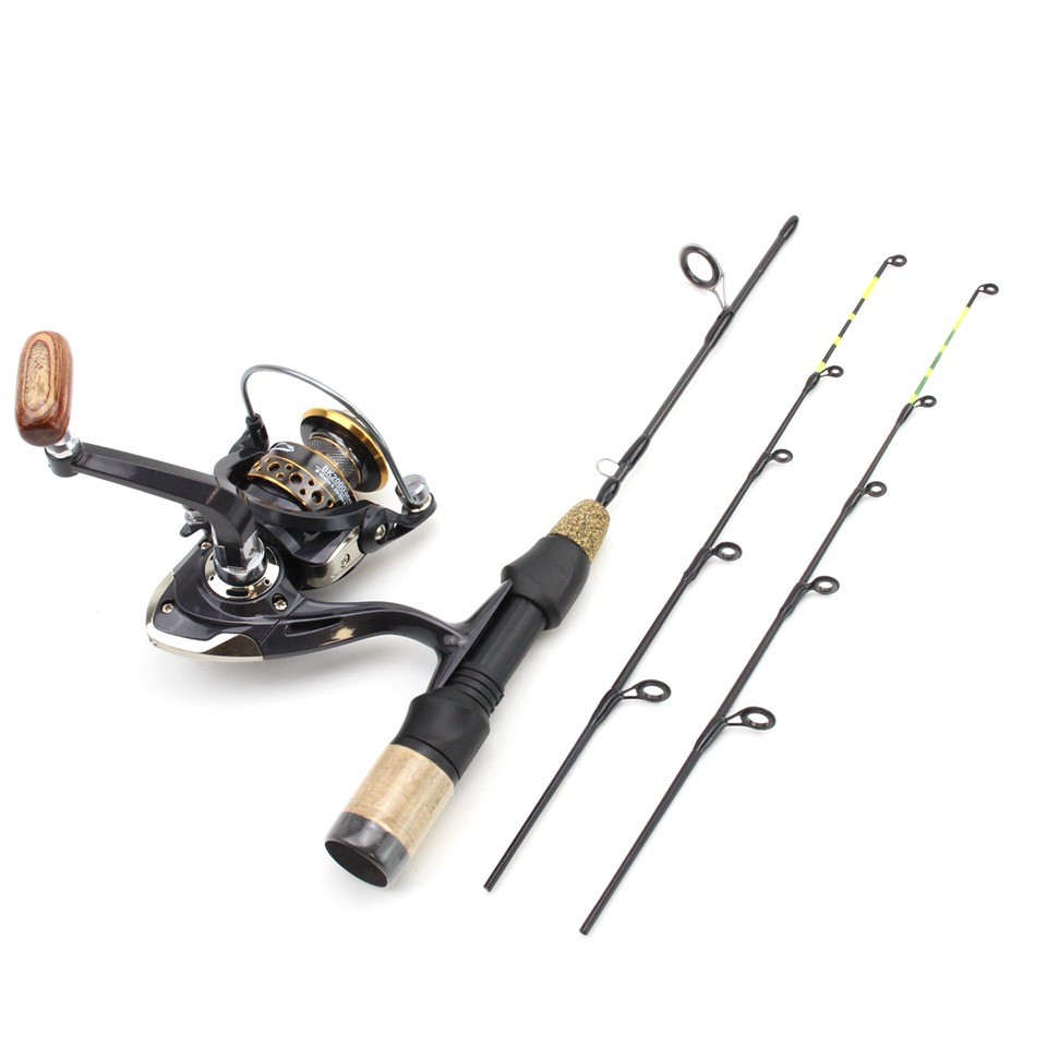 60cm Ice Fishing Rod Combo: Portable Winter Pole and Reel Set for Fishermen