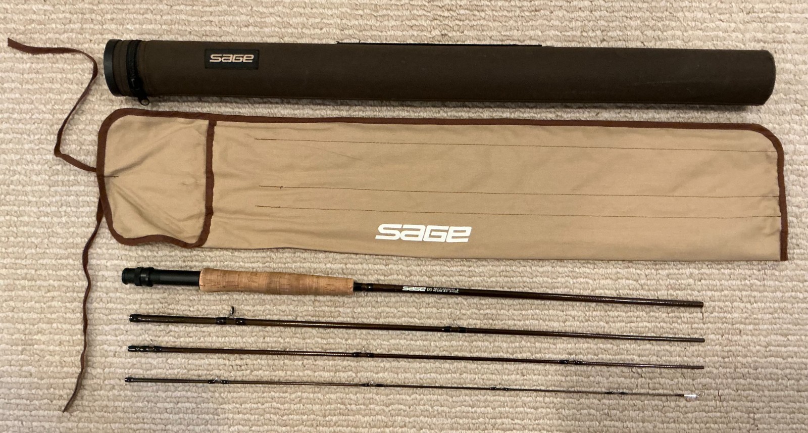 Sage DS 583-4 Graphite II 5 WT 8’3″ Fly Rod