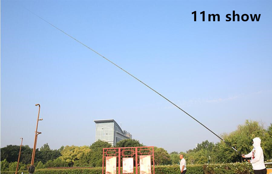 Fishing Rods 8m/9m/10m/11m/12m/13m Telescopic Carbon Fiber Pole Stream Rods Carp