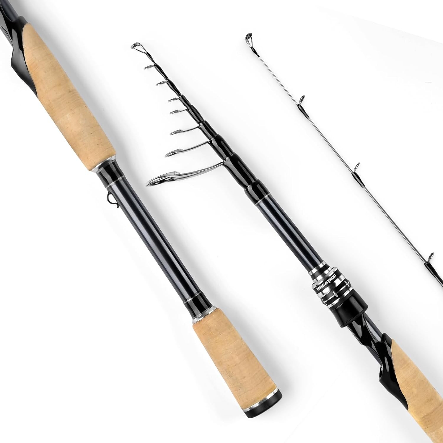 Megatron Titanium Telescopic Casting & Spinning Fishing Rods IM7 Graphite Travel