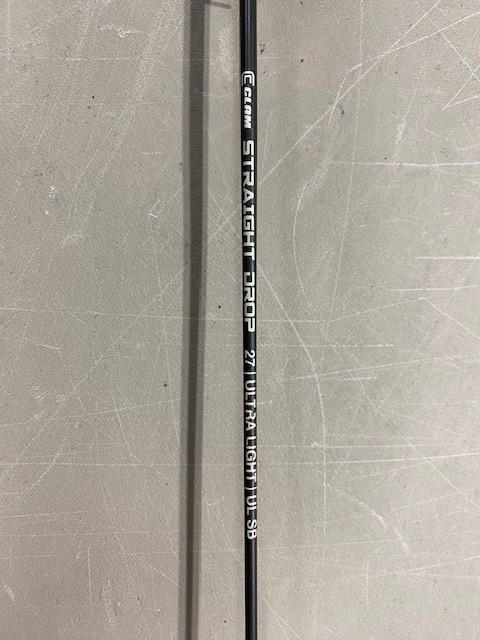 Clam Straight Drop 27” Light Ice Fishing Rod – DAMAGED TIP – For Repair / Parts