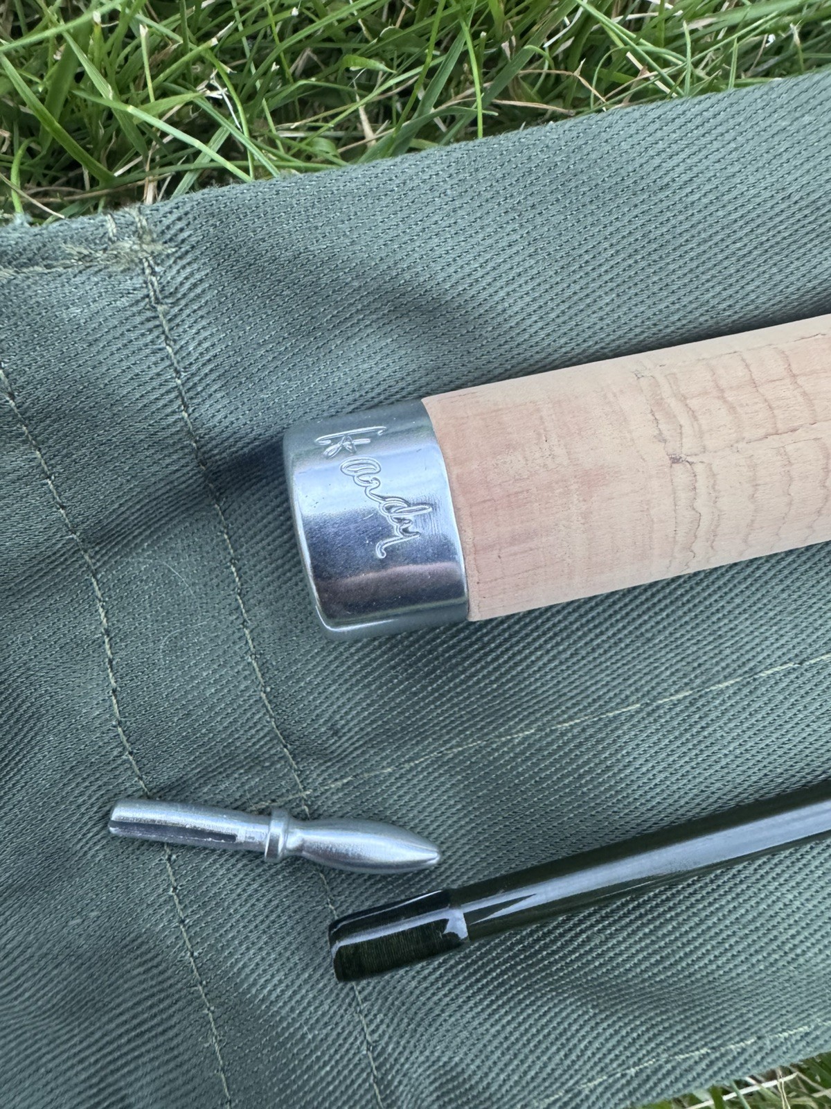Brand new rare Hardy Glass The Aln 5ft 2pc trout fly fishing rod brook stream