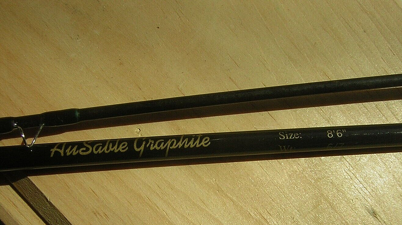 AuSable Graphite Model 7900-86 6/7 wt. 8’6″ 2 Piece Fly Rod-nice condition
