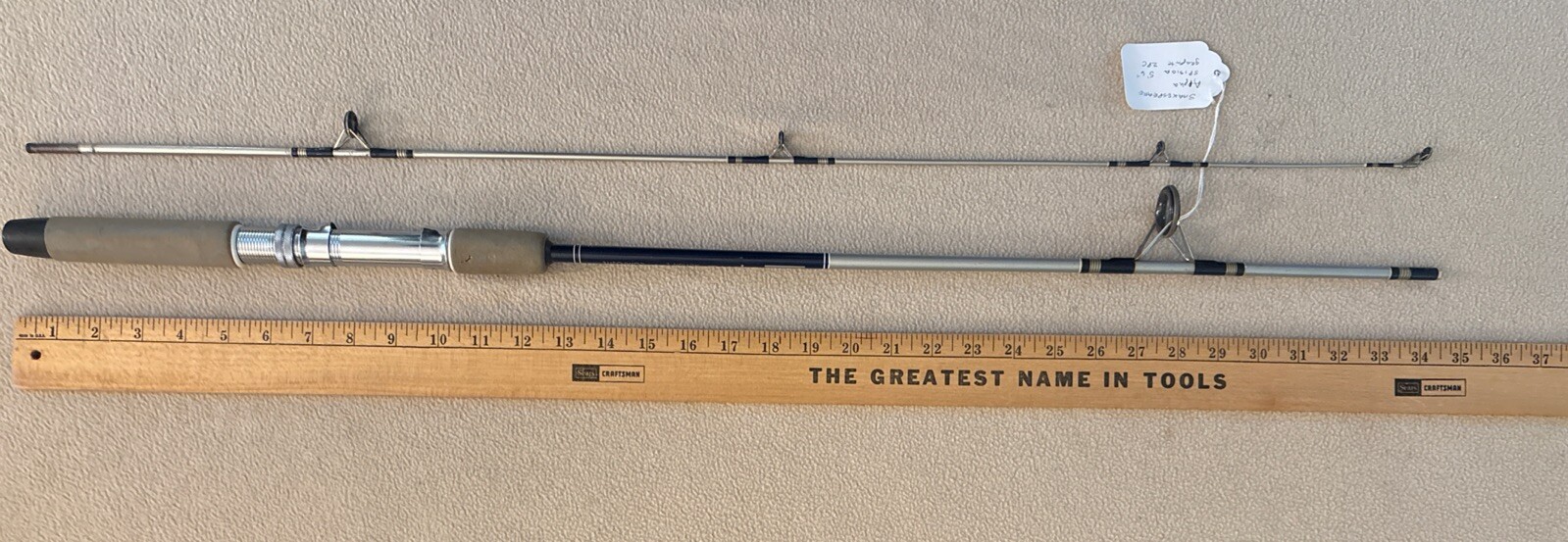 Vintage Shakespeare6’ 2 Pc Alpha SP1310A Fishing Rod Graphite Composite #2