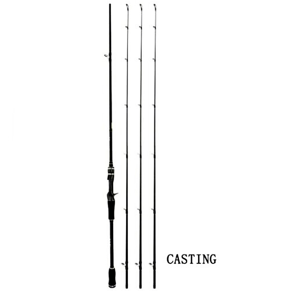 6 ft Fishing Rod Spinning Casting Rods 3 Tips 30T Carbon Rod Lure Weight 4-28g