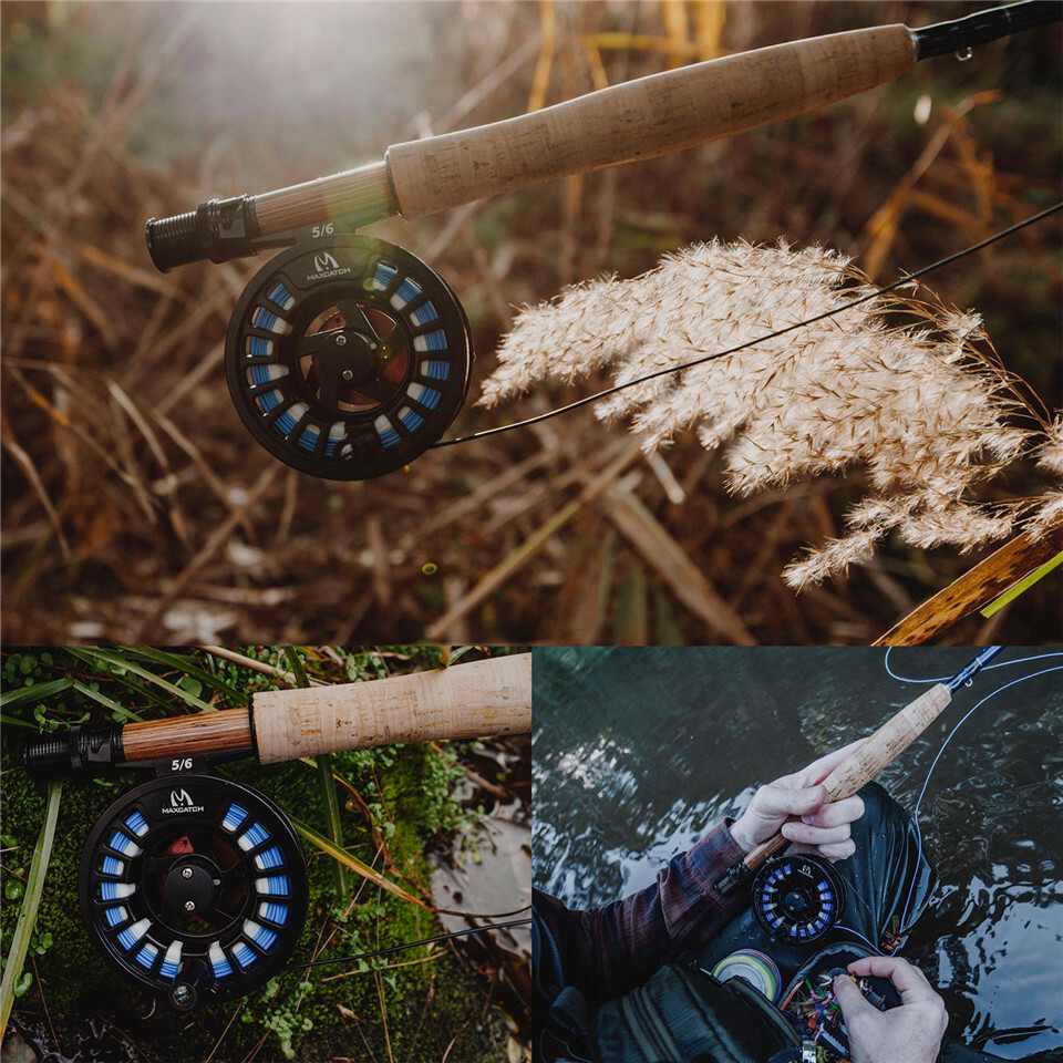 Amigo Fly Fishing Rod 4/5/6/7/8wt 9ft Fast Action IM10 Carbon Fiber with tube