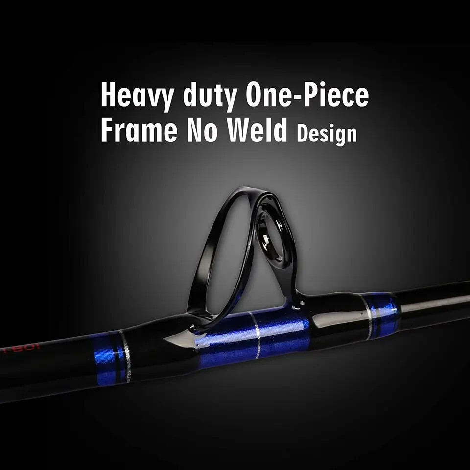 1Pc 2Pc Saltwater Offshore Trolling Rod Big Game Conventional Boat Fishing Pole