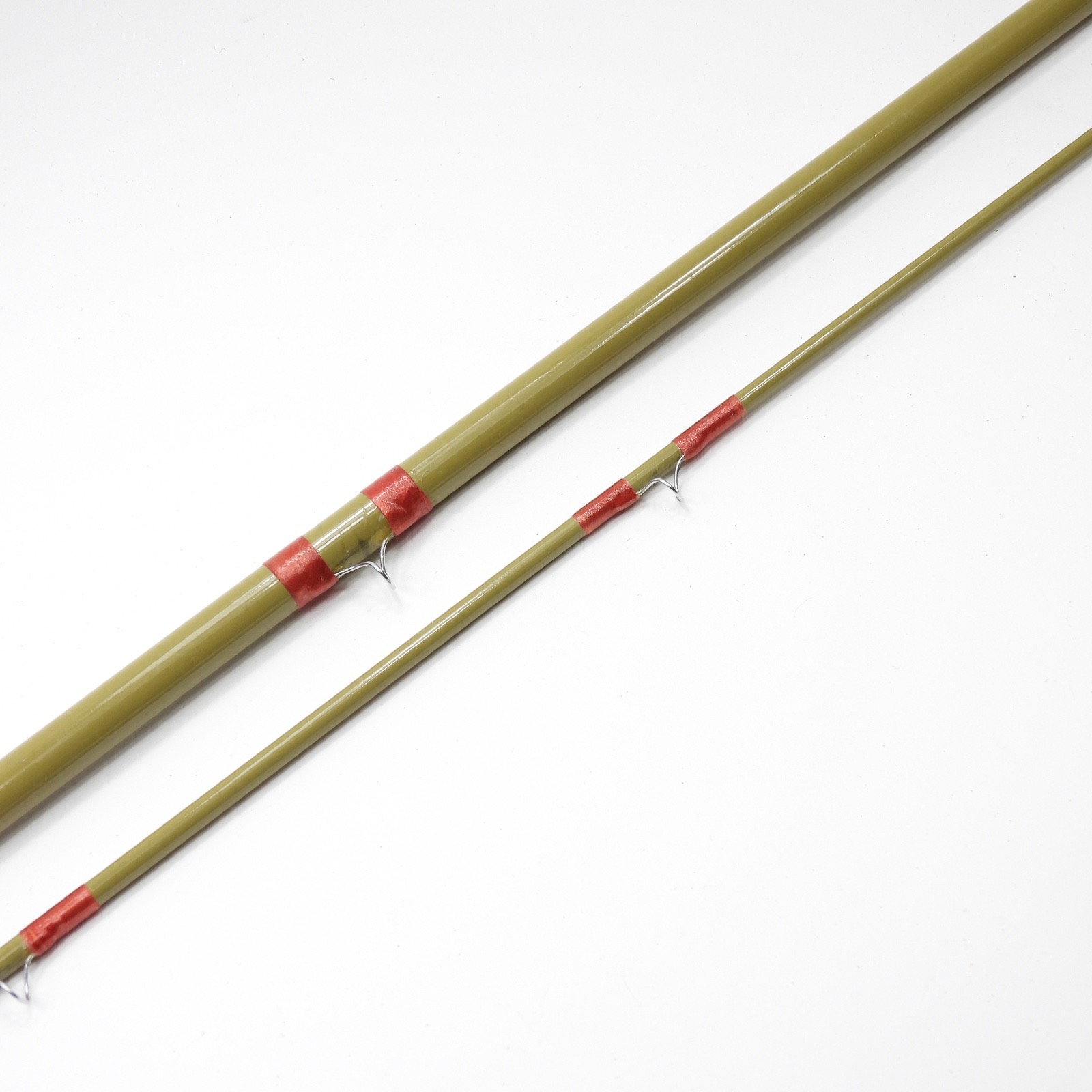 Unmarked Fiberglass Fly Fishing Rod. Orvis Kit Rod? 9’. 9-10wt. W/ Tube & Sock.