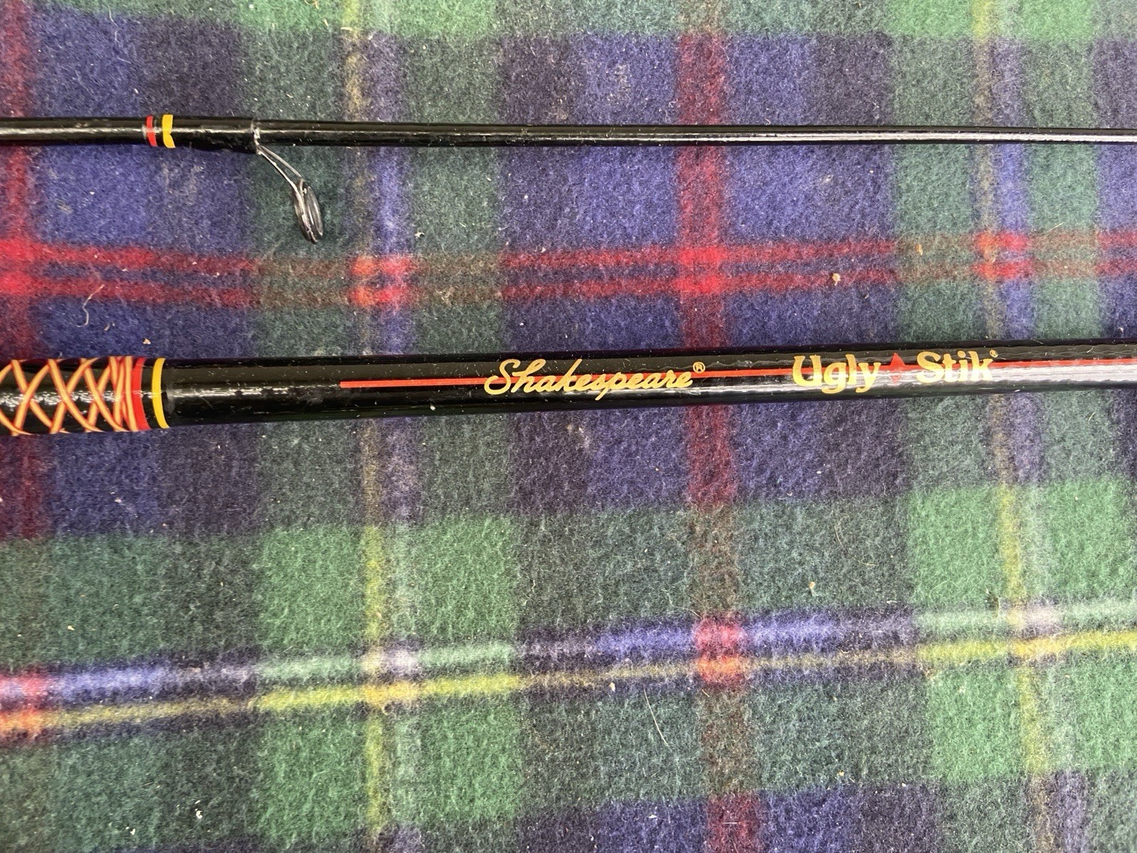 PAIR OF SHAKESPEARE UGLY STIK SPL 1100 6’6″ MED. ACTION 2 PIECE SPINNING RODS