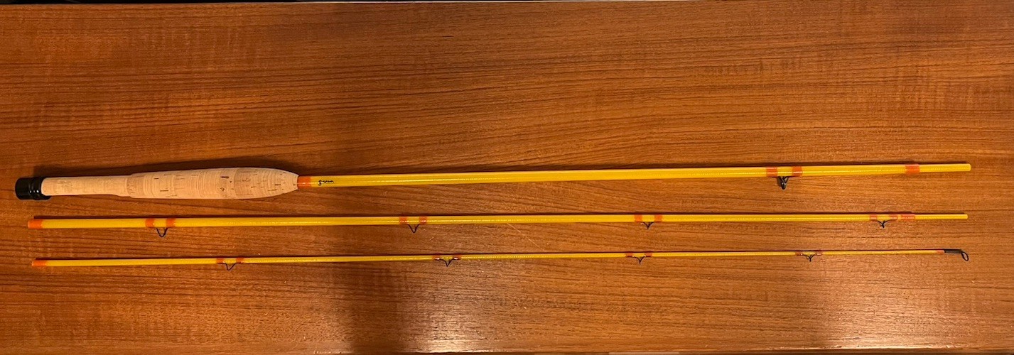 James Green Fiberglass Fly Rod Heritage Trout Series 7’2” 4wt
