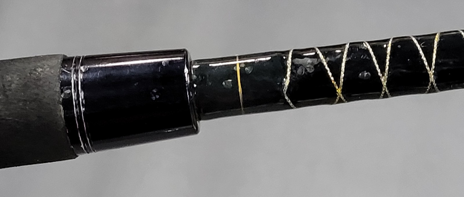 South Bend Black Beauty 6’6″ Walleye Medium Action #3345 Spinning Rod, VG Cond
