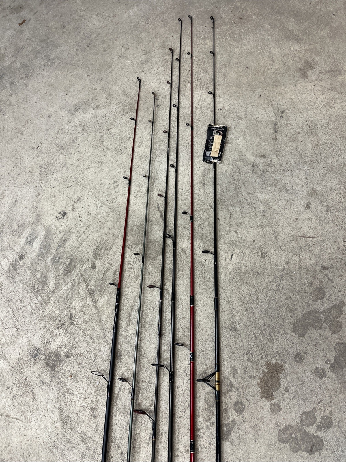 Lot Of 6 Spinner Rods
