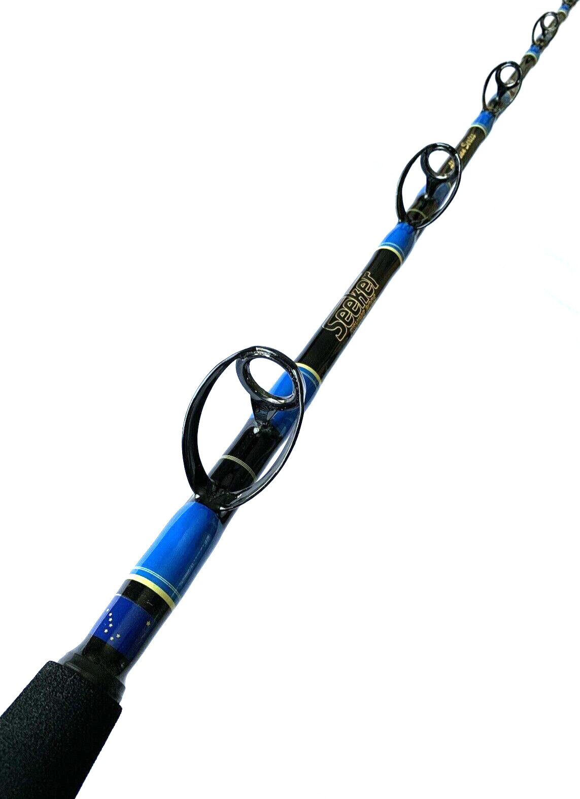 Seeker AK6455XXH-5 1/2’C Alaskan Series 50(80)130Lb Halibut 5.5F Fishing Rod USA
