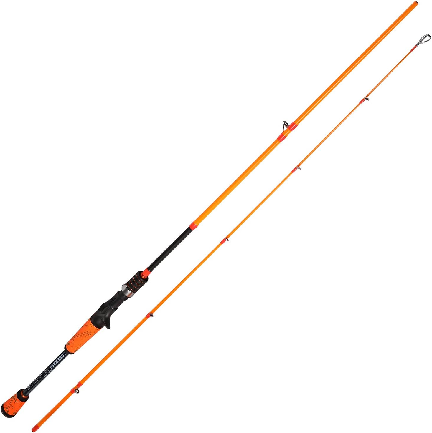 Fishing Pole 24 Ton Carbon Fiber Casting and Spinning Rods – Two Pieces, Superpo